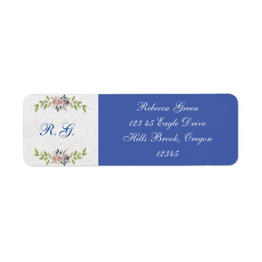 Forever - Two Hearts - One Liebe Address Label (Vorne)