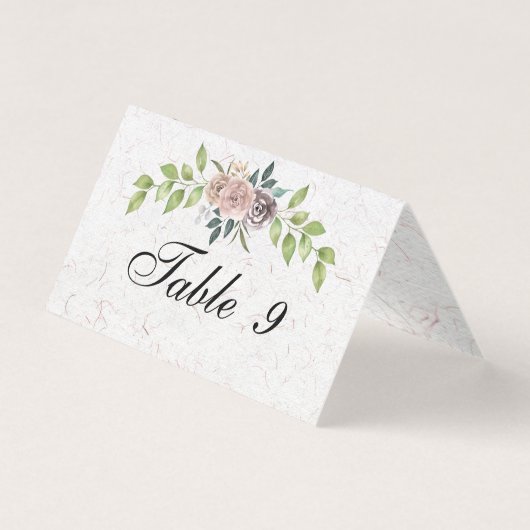 Forever - Two Hearts - One Liebe Table Card (Vorderseite)