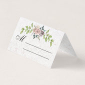 Forever - Two Hearts - One Liebe Table Card (Rückseite)