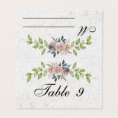 Forever - Two Hearts - One Liebe Table Card (Außenseite Aufgefaltet)