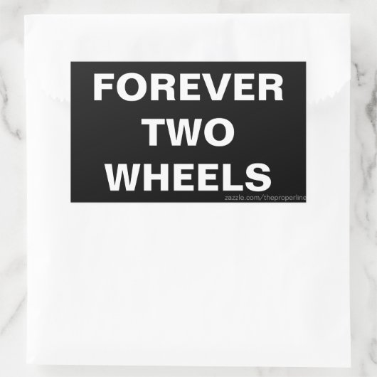 Forever Two Wheels Stickers (Tasche)