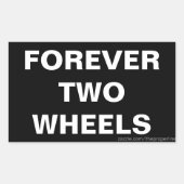Forever Two Wheels Stickers (Vorderseite)