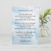 Forever und ein Tag Einladung (Stehend Vorderseite)