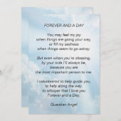 Forever und ein Tag Einladung (Vorne/Hinten)