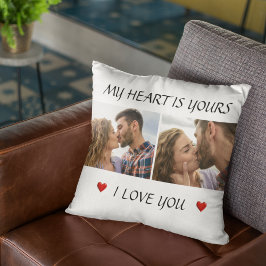 Forever Us – “I Love You” Valentine Throw Pillow Kissen
