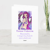Forever Valentine - blank card Feiertagskarte (Rückseite)
