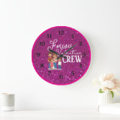 Forever Valentine Crew Große Wanduhr (Zuhause)