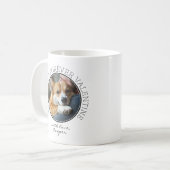 Forever Valentine Hund Vater Niedliches individuel Kaffeetasse (Vorderseite Links)