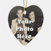 Forever Valentines Couple's Personalisiert Keramik Ornament (Links)