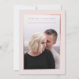 Forever Valentines Foto Save the Date Einladung