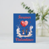 Forever Valentines! Postkarte (Stehend Vorderseite)