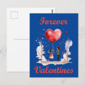 Forever Valentines! Postkarte (Vorne/Hinten)