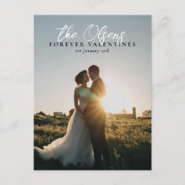 "Forever Valentines" Valentinstag Foto Postkarte