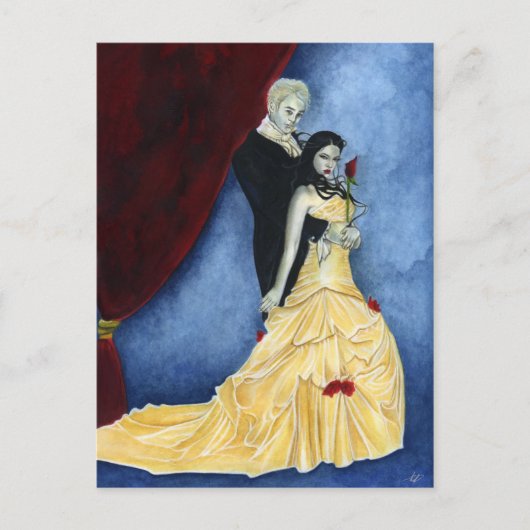 Forever Vampir Paar Postcard Postkarte (Vorderseite)