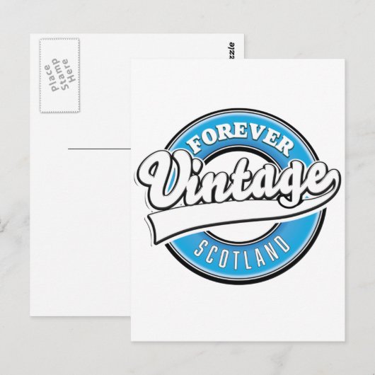 Forever Vintag Australia Logo Postcard Postkarte (Vorne/Hinten)