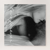 Forever Wedding Names Date Foto Puzzle (Horizontal)