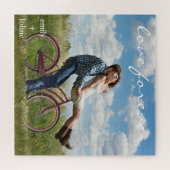 Forever Wedding Names Date Foto Puzzle (Horizontal)