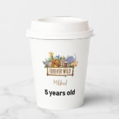 Forever Wild Birthday Paper Cups Pappbecher (Rückseite)