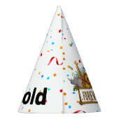 Forever Wild Birthday Party Hat Partyhütchen (Rückseite)