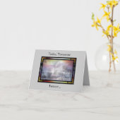 Forever Wolves Karte (Gelbe Blume)