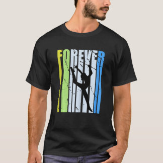 Forever Womens Rhythmic Gymnastik Vintage Redewend T-Shirt