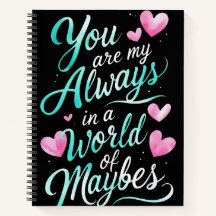 Forever Words" Romantischer Zitat