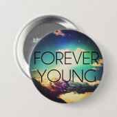 FOREVER YOUNG BUTTON (Vorne & Hinten)