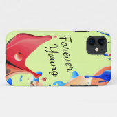 Forever Young Colorful Case-Mate iPhone Hülle (Rückseite (Horizontal))