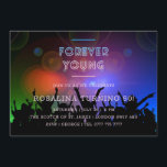 Forever Young Dance Club| Geburtstag Einladung<br><div class="desc">Egal wie alt wir sind,  es ist immer Zeit,  mit dieser "Forever Young"-Geburtstagseinladung zu feiern. Geeignet für alle Altersgruppen,  jung und jung im Herzen.</div>