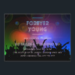 Forever Young Dance Club| Geburtstag Einladung<br><div class="desc">Egal wie alt wir sind,  es ist immer Zeit,  mit dieser "Forever Young"-Geburtstagseinladung zu feiern. Geeignet für alle Altersgruppen,  jung und jung im Herzen.</div>