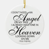 Forever Young Memorial Ornament (Vorne)