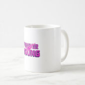 Forever Young Retro Bolt Icon Tasse (VorderseiteRechts)