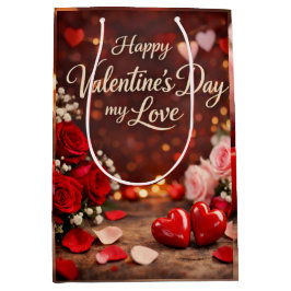 'Forever Your Valentine' Gift Bag Mittlere Geschenktüte