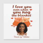 'Forever Your Valentine' personalizedMagnetic Card Magnetkarte (Vorderseite)