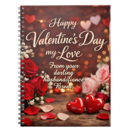 'Forever Your Valentine' Spiral Photo Notebook Notizblock