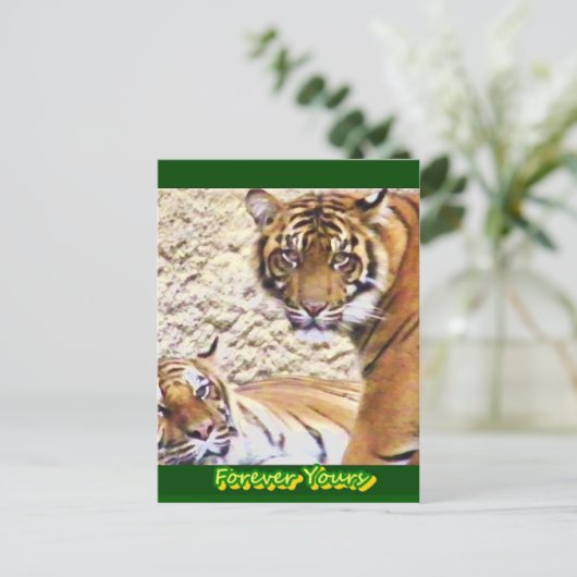Forever Yours_ Postkarte (Stehend Vorderseite)