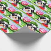 Forever Yours Shih Tzu Watercolor Geschenkpapier (Ecke)