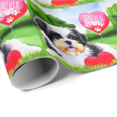 Forever Yours Shih Tzu Watercolor Geschenkpapier (Rolleneckpunkt)