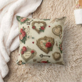 "Forever Yours" Vintages Kissen (Decke)