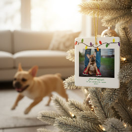 Forever Zuhause First Christmas Pet Rescue Foto Keramikornament