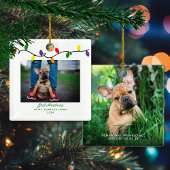 Forever Zuhause First Christmas Pet Rescue Foto Keramikornament