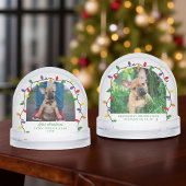 Forever Zuhause First Christmas Pet Rescue Foto Schneekugeln