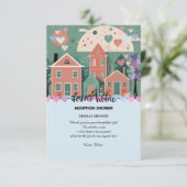 Forever Zuhause Pastel Hearts Adoption Foster Show Begleitkarte (Stehend Vorderseite)