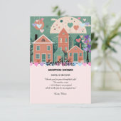 Forever Zuhause Pastel Hearts Adoption Foster Show Begleitkarte (Stehend Vorderseite)