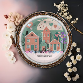 Forever Zuhause Pastel Hearts Adoption Foster Show Pappteller