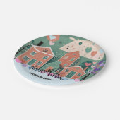 Forever Zuhause Pastel Hearts Adoption Foster Show Pappteller (Schrägansicht)