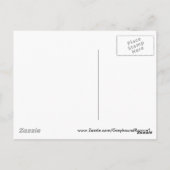 Forever Zuhause White Pitbull Logo Postkarte (Rückseite)