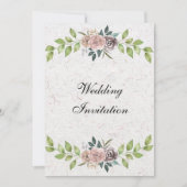 Forever - Zwei Herzen - eine Liebe Einladung Hochz (Vorderseite)