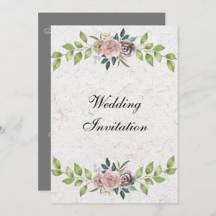 Forever - Zwei Herzen - eine Liebe Einladung Hochz