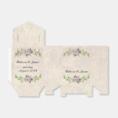 Forever - Zwei Herzen - eine Liebe Einladung Hochz Geschenkschachtel (Ungefaltet)